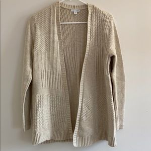 J. Jill Cream Cardigan